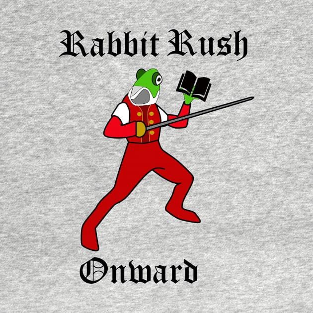 Gerard Rabbit Rush Onward by trainedspade